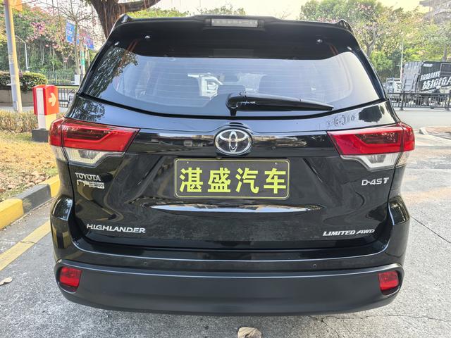 Certificated Used GAC Toyota Highlander 2018 Model 2.0T Four-Wheel Drive Limited Edition 7 Seats China V